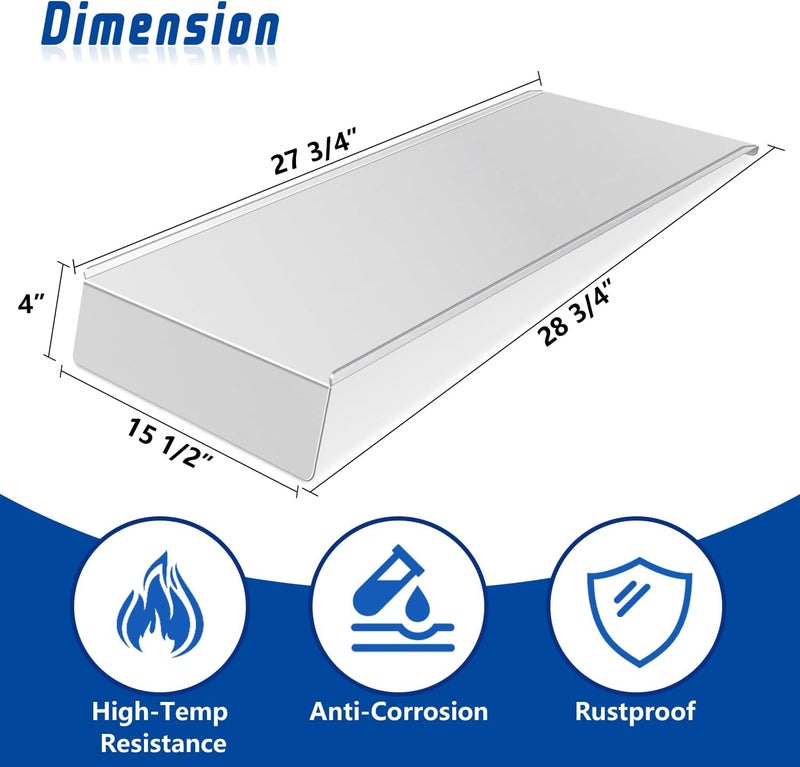 GORGERILA BAC780 Drip Pan for Traeger Pro 780 Series Smoker Grills, Grease Drip Tray for Traeger Grill Accessory, Drip Tray Liners for Traeger Pro 780 Accessories, for Traeger Replacement Parts - Image 3